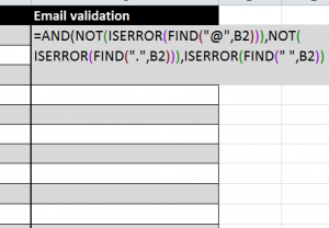 email validation 2
